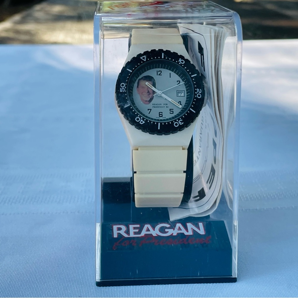 Reagan Time Watch with White Strap